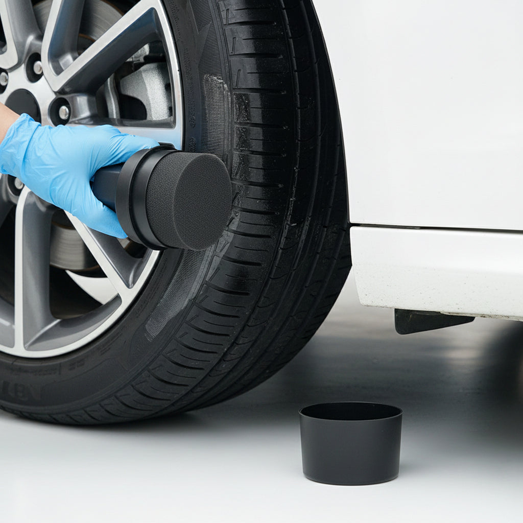 Handheld Car Detailing Sponge with Cover