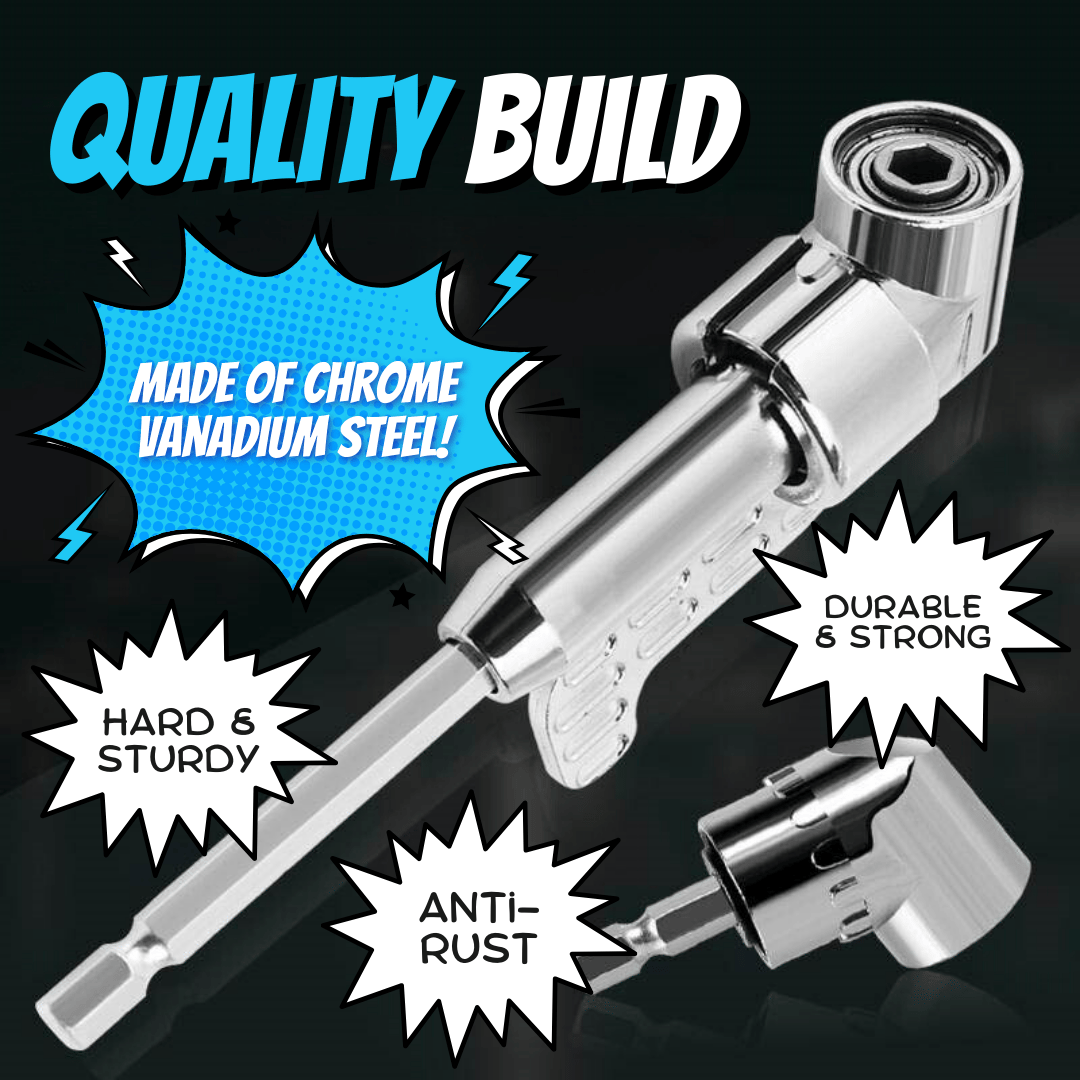 🏆Flash Sale⚡ 70K+ SOLD!🔧105 Degree Right Angle Drill Adapter