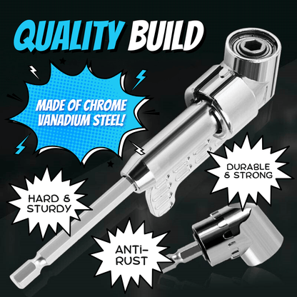 🏆Flash Sale⚡ 70K+ SOLD!🔧105 Degree Right Angle Drill Adapter