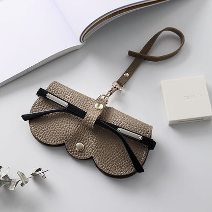 🎁Flash Sale⚡ 50K+ SOLD!🔥Soft PU Leather Sunglasses Bag👓️(Buy 1 Get 1 Free)