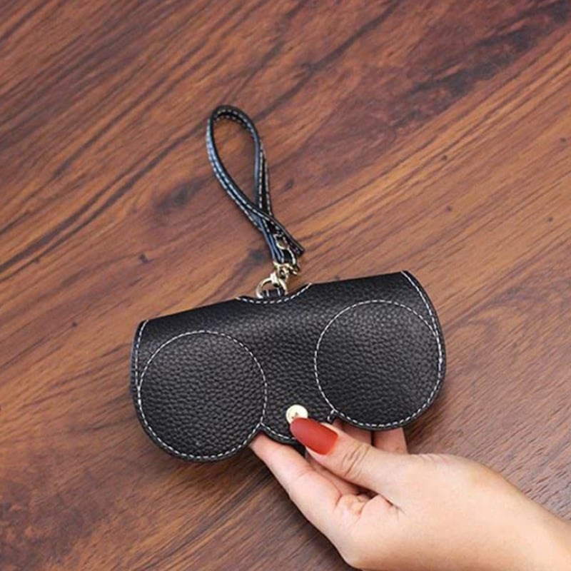 🎁Flash Sale⚡ 50K+ SOLD!🔥Soft PU Leather Sunglasses Bag👓️(Buy 1 Get 1 Free)