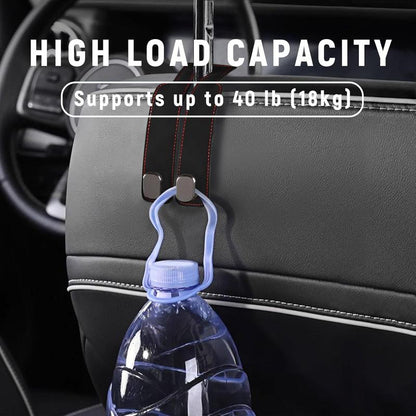 🎉(Buy 1 Get 1 Free) -🚗Car Seat Back Alcantara Storage Hook -💥Double Hook Holder for Convenient Storage