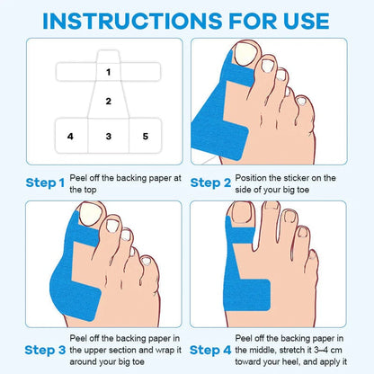 👣Premium Pre-Cut Bunion Tape | Sweatproof Elastic Athletic Tape for All-Day Wear 🛡️✨