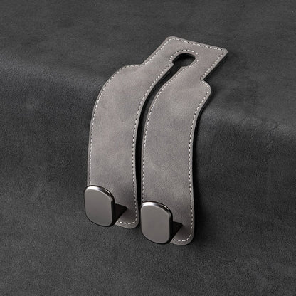🎉(Buy 1 Get 1 Free) -🚗Car Seat Back Alcantara Storage Hook -💥Double Hook Holder for Convenient Storage