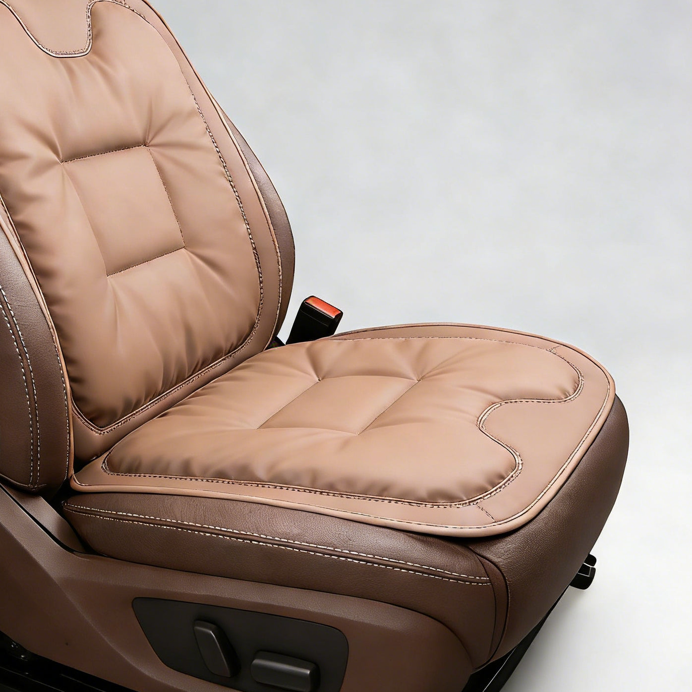 Premium Nappa Leather Car Seat Cushion