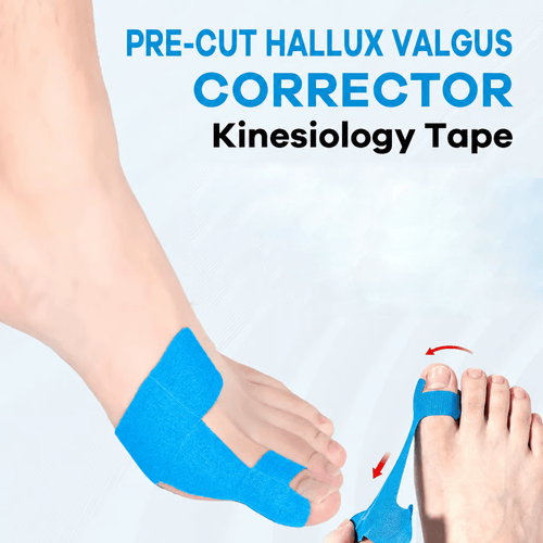 👣Premium Pre-Cut Bunion Tape | Sweatproof Elastic Athletic Tape for All-Day Wear 🛡️✨