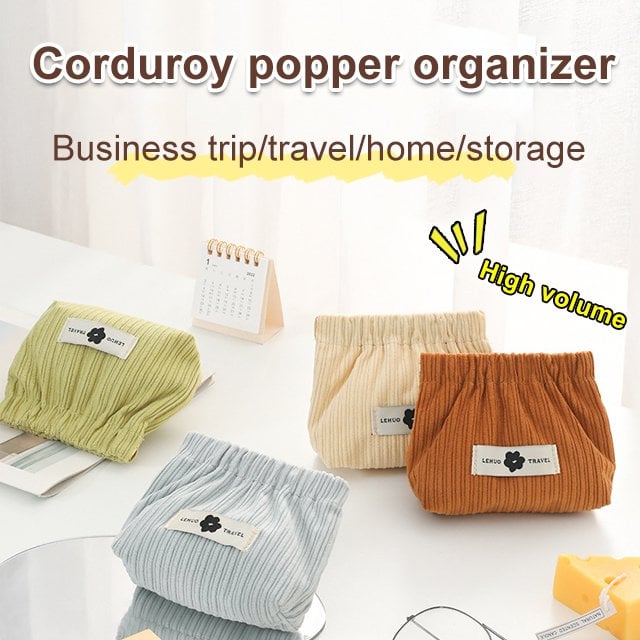 🎁Flash Sale⚡ 50K+ SOLD!🔥Corduroy Elastic Storage Bag 🎉(Buy 1 Get 1 Free)