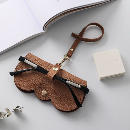🎁Flash Sale⚡ 50K+ SOLD!🔥Soft PU Leather Sunglasses Bag👓️(Buy 1 Get 1 Free)