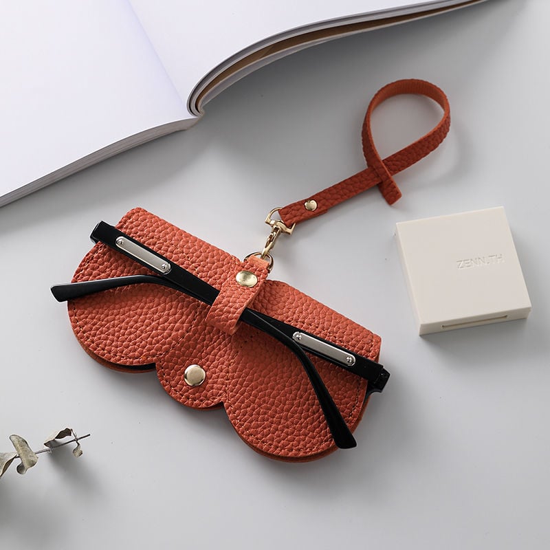 🎁Flash Sale⚡ 50K+ SOLD!🔥Soft PU Leather Sunglasses Bag👓️(Buy 1 Get 1 Free)